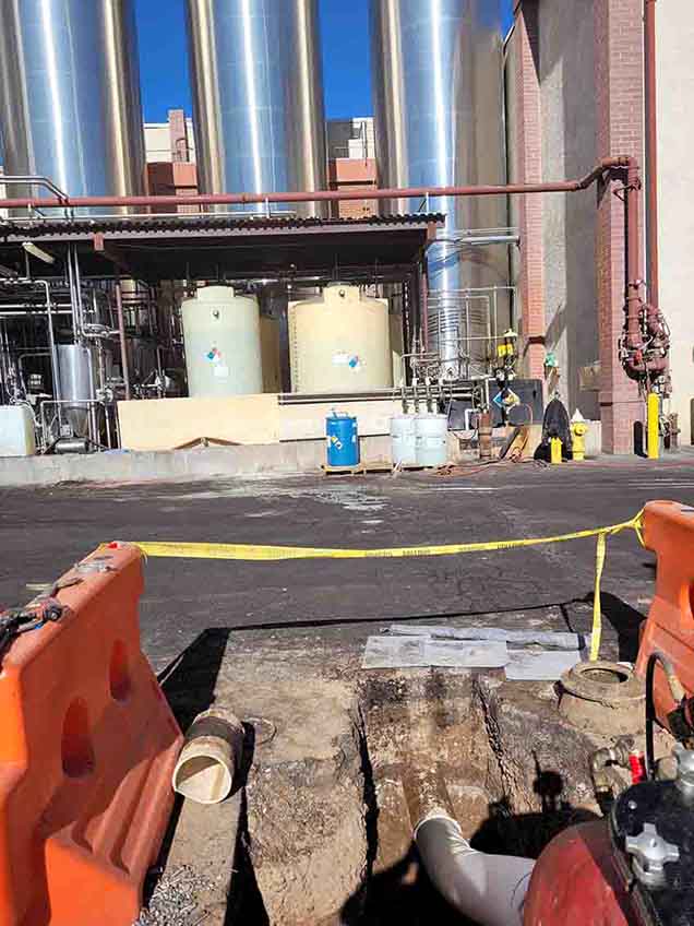 Industrial pipe lining shamrock